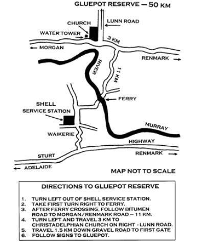 Gluepot Map Directions